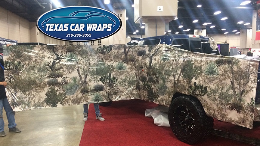 Camouflage Truck Wrap, San Antonio, TX