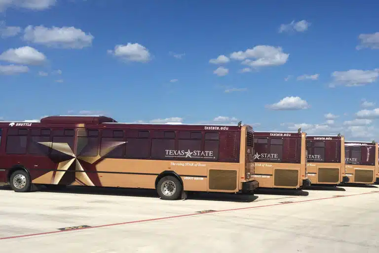 Texas State Bus Wrap, Texas Car Wraps