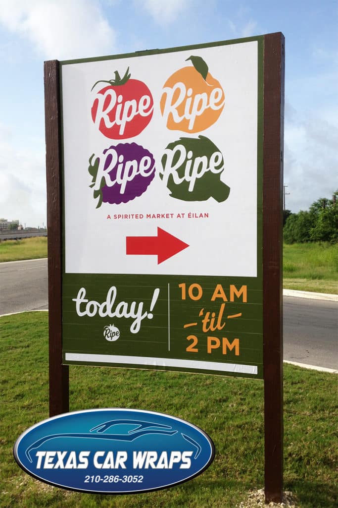 Ripe Market Sign